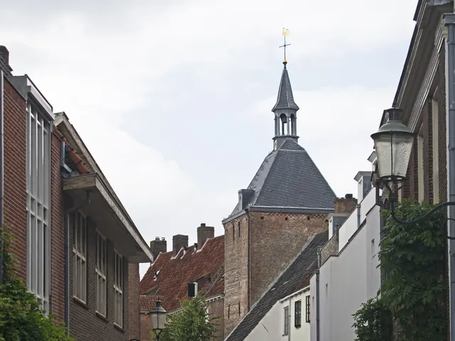 De Muurhuizen, gezien vanaf de Nieuwstraat (bijgesneden)