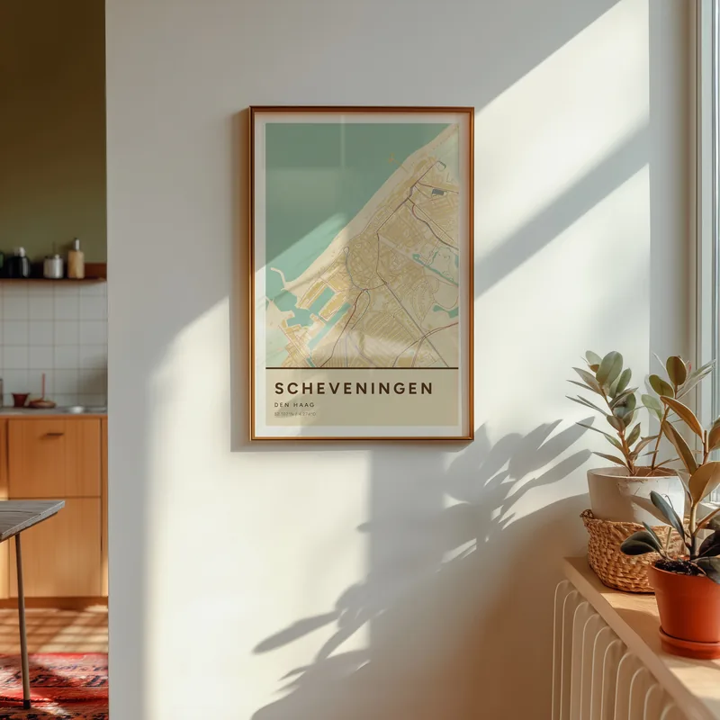 Scheveningen, Den Haag: poster in Nautisch, in een voorbeeldkamer