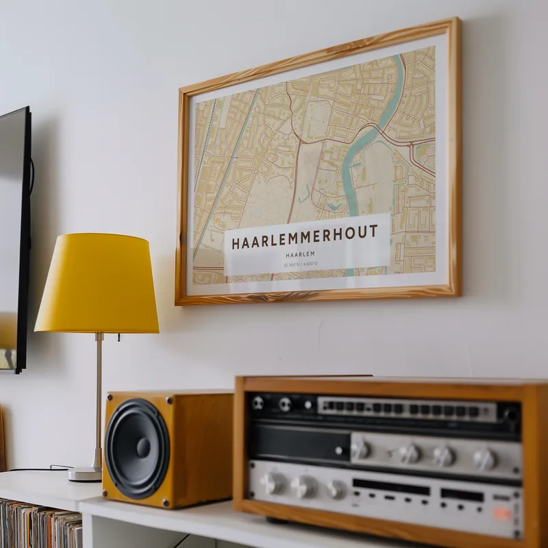 Haarlemmerhout, Haarlem: poster in Nautisch, in een voorbeeldkamer